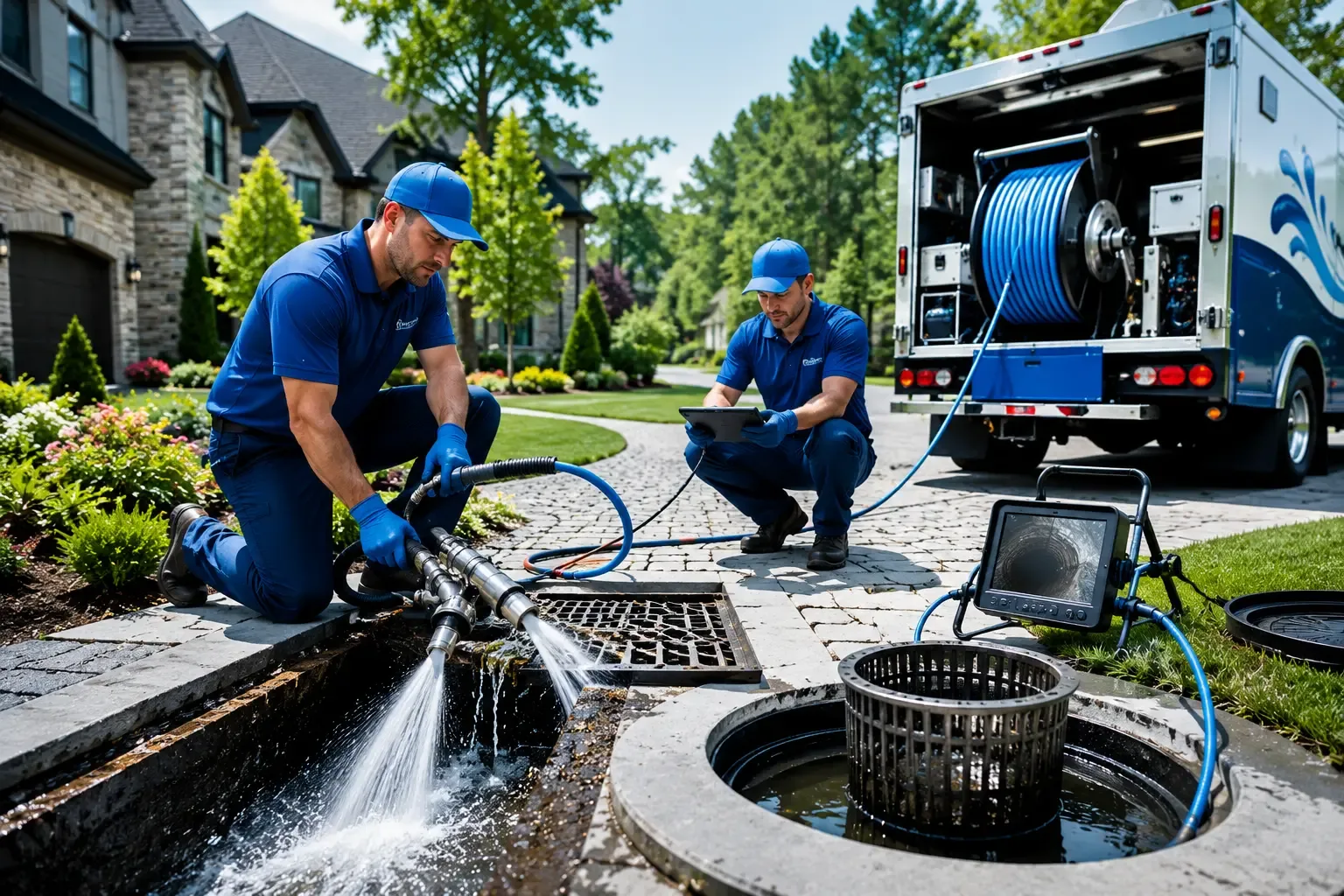 Local outdoor drain cleaning professionals in Conway, MI